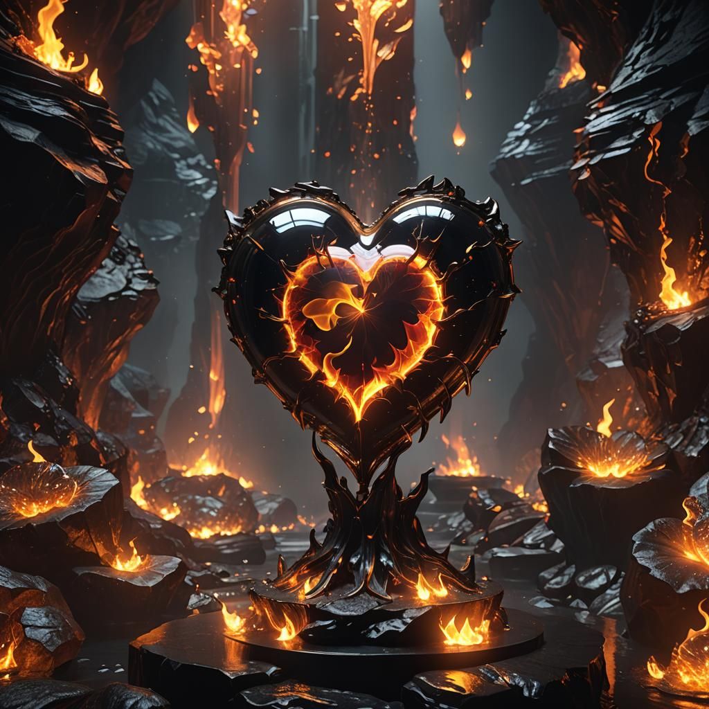 Enchanted Heart Phial in Magma Cavern