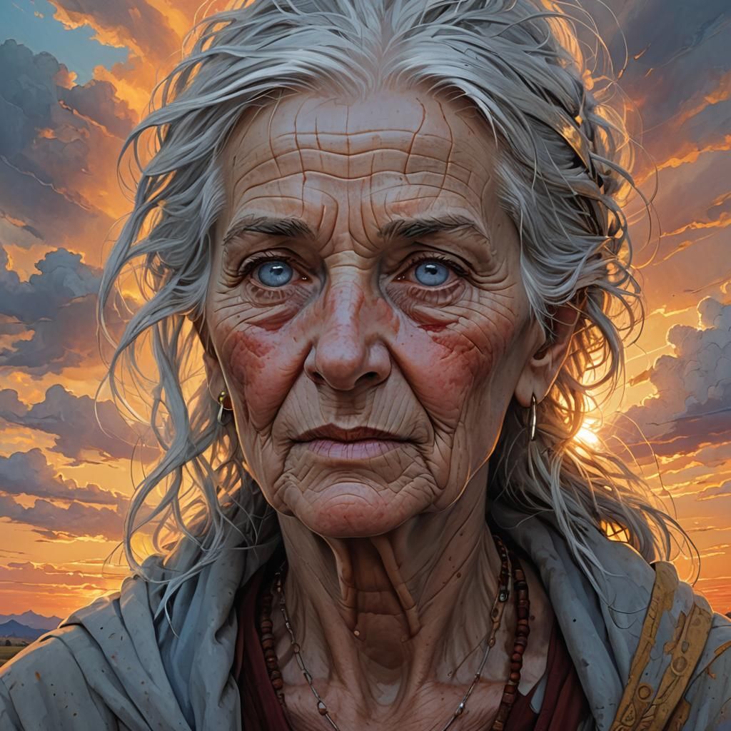 Weather Beaten Woman 1