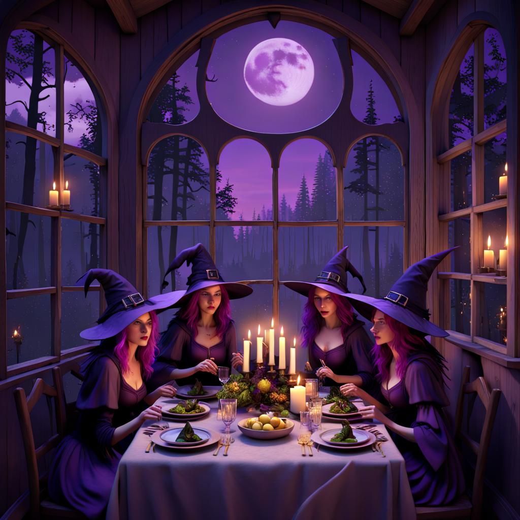 Candlelight Full Moon Witches' Dinner