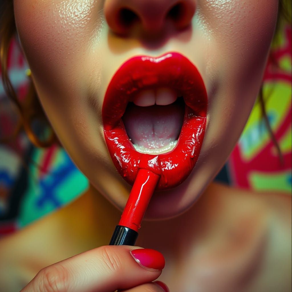 Sensual Lips in a Drunken State