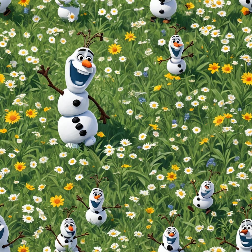 Olaf's Summer Holiday: An AI Vision