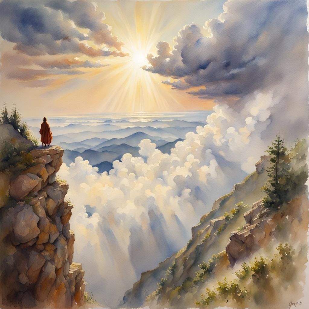 Castle Above Clouds in Gurney Style