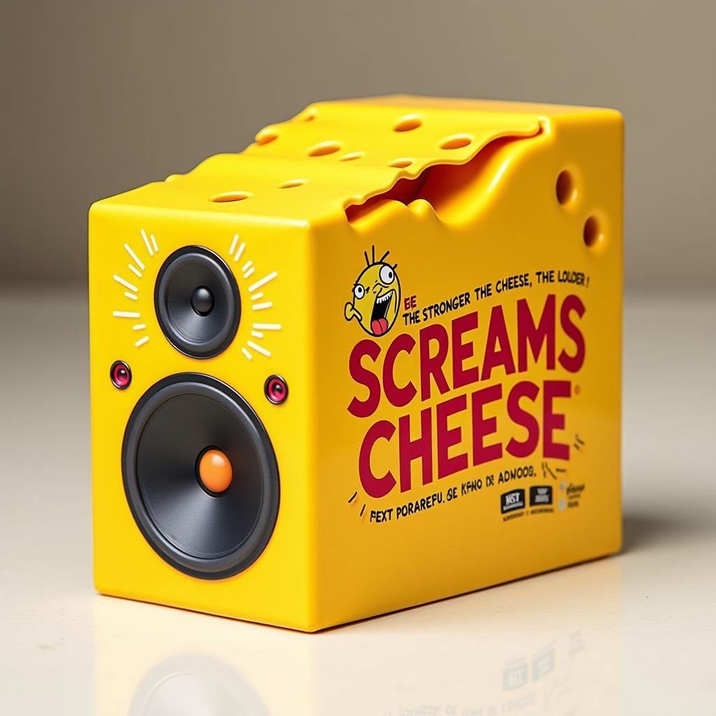 Humorous Cheese Packaging: The Screams Cheese