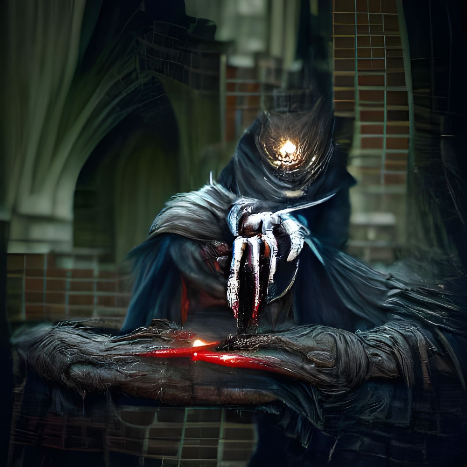 Dark Souls Inspired Sinister Fantasy Art