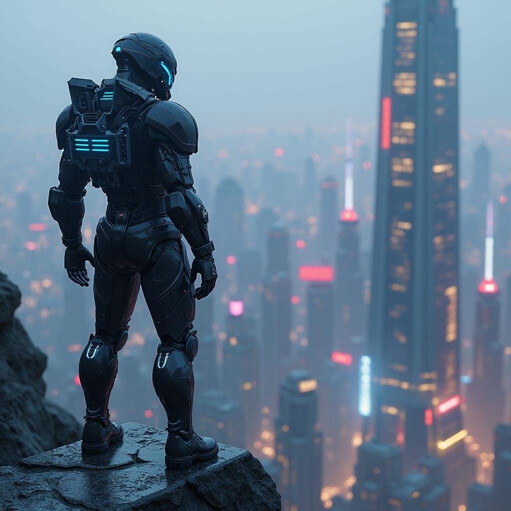 Cybernetic warrior...