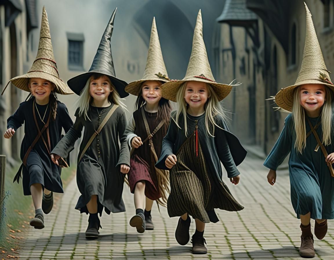 Child Wizards Return to Wizard School