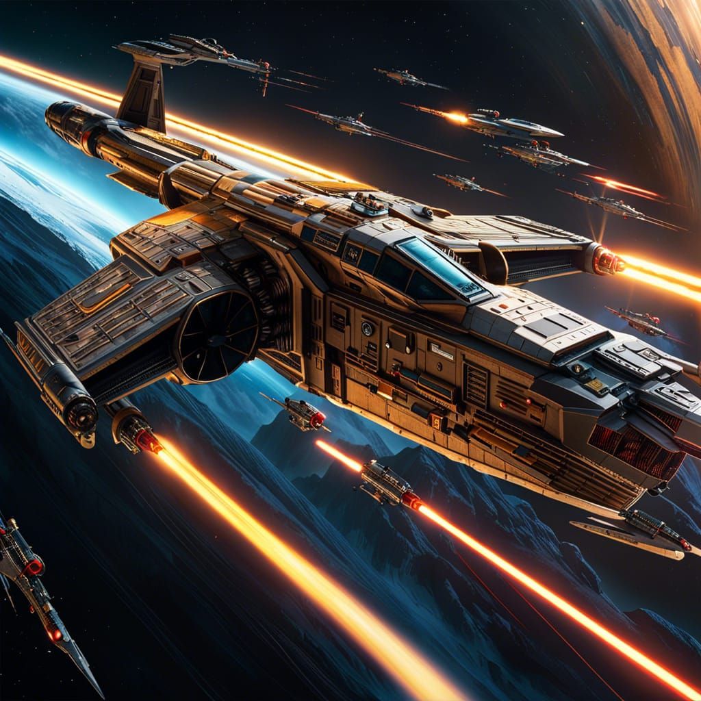 Star Wars' inspired-by fighter ship 3.0