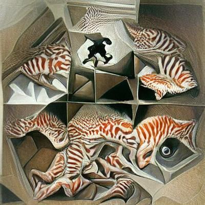 Escher-Inspired AI Art