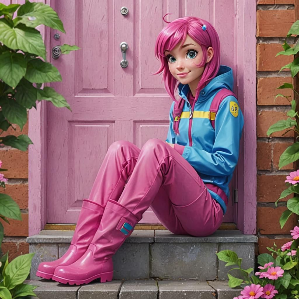 Human Babs Seed Relaxing After Gardening