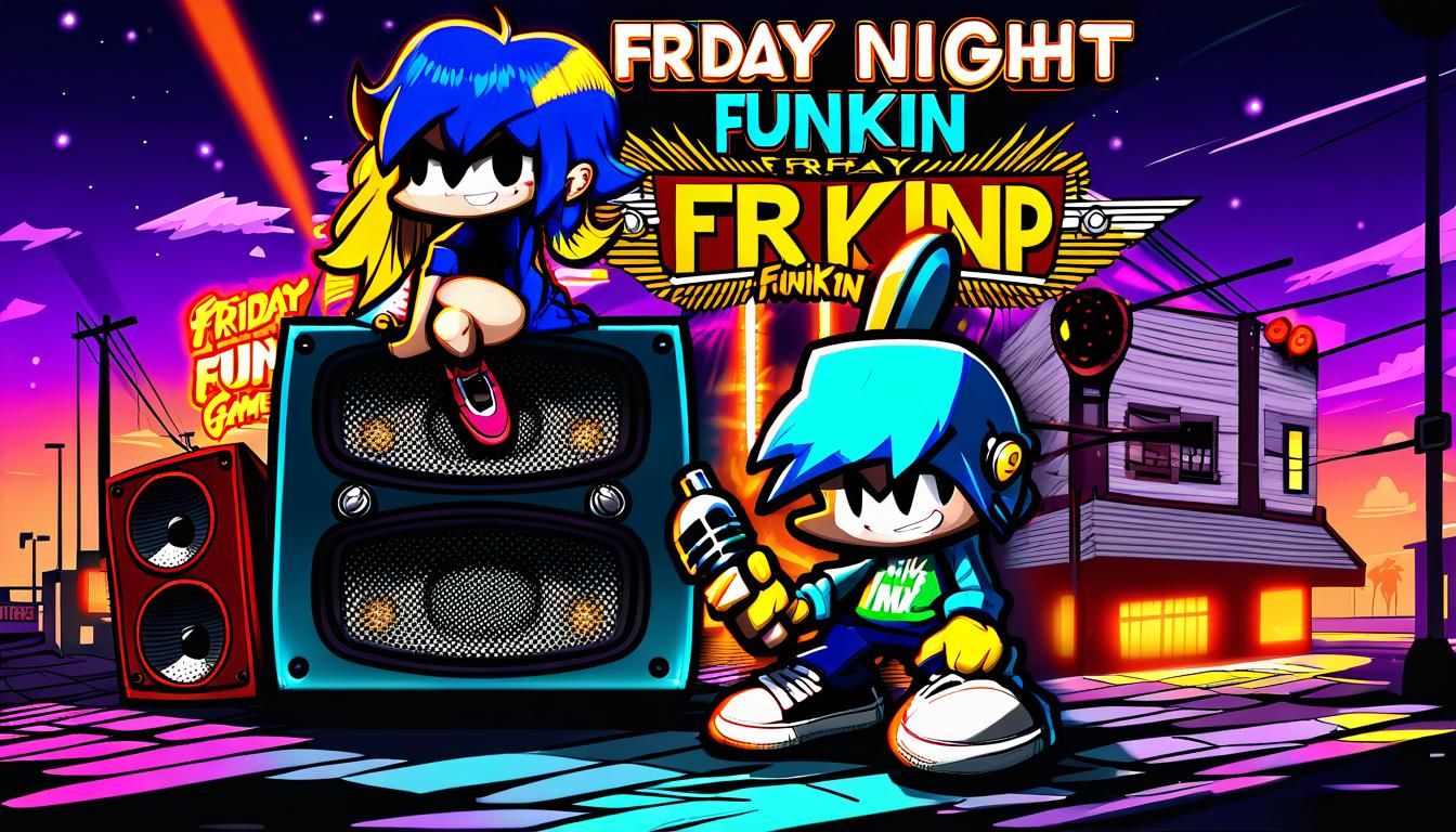 realistic FNF menu screen