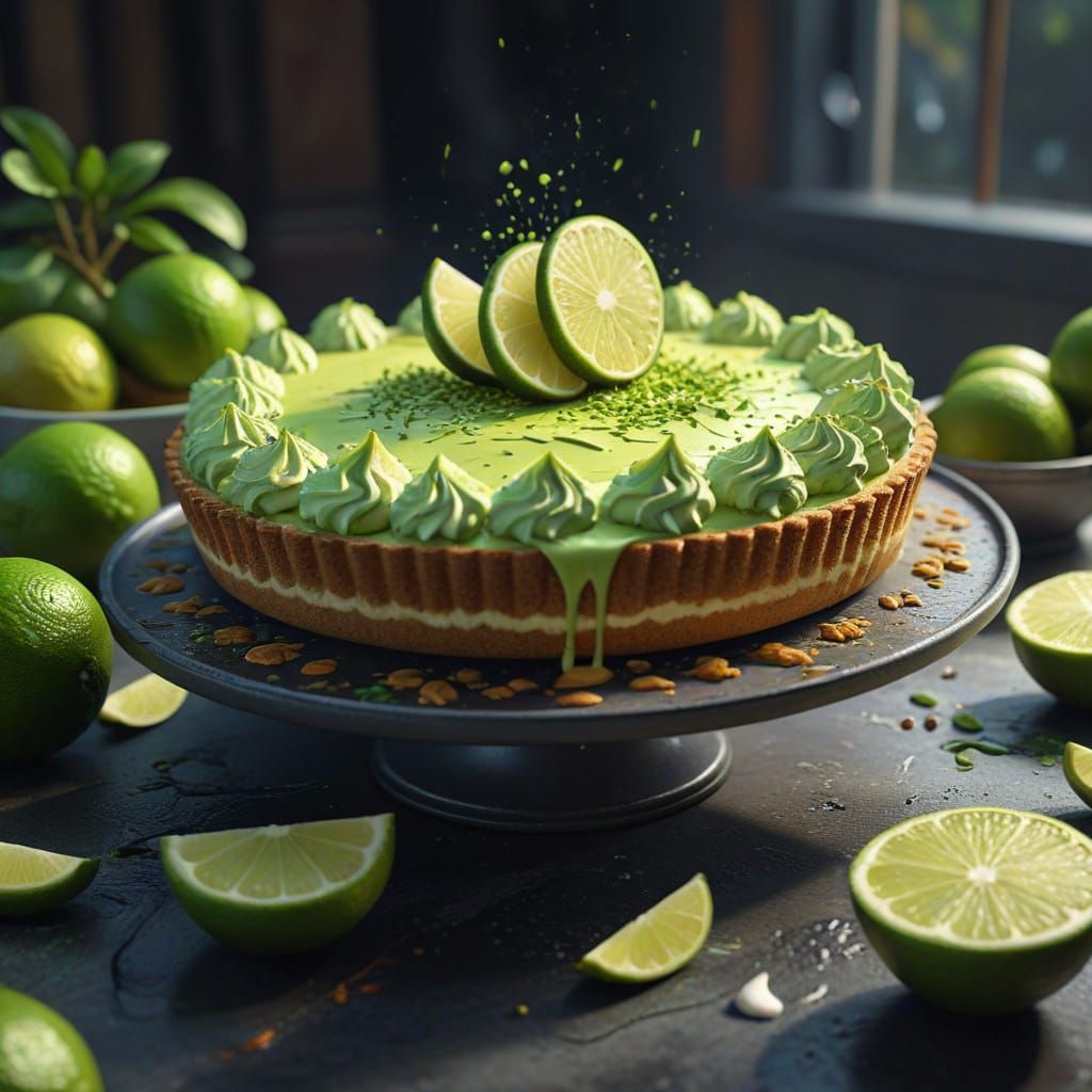 Key Lime Pie Day Matte Painting