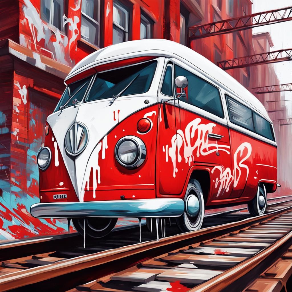 The retro punk train van!