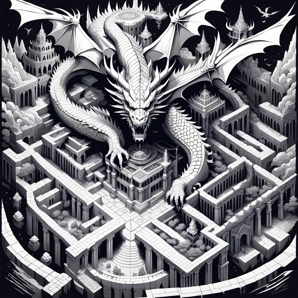 Battlemap: temple of bahamut