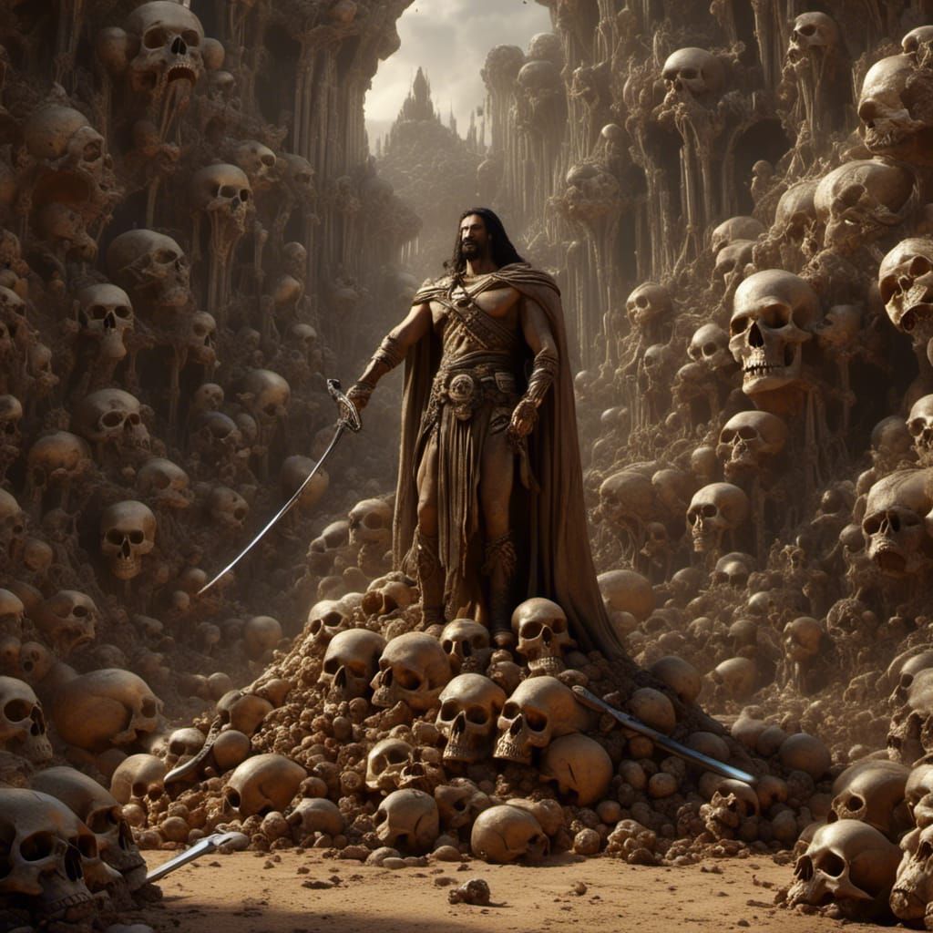 John Carter of Mars in Frazetta Style