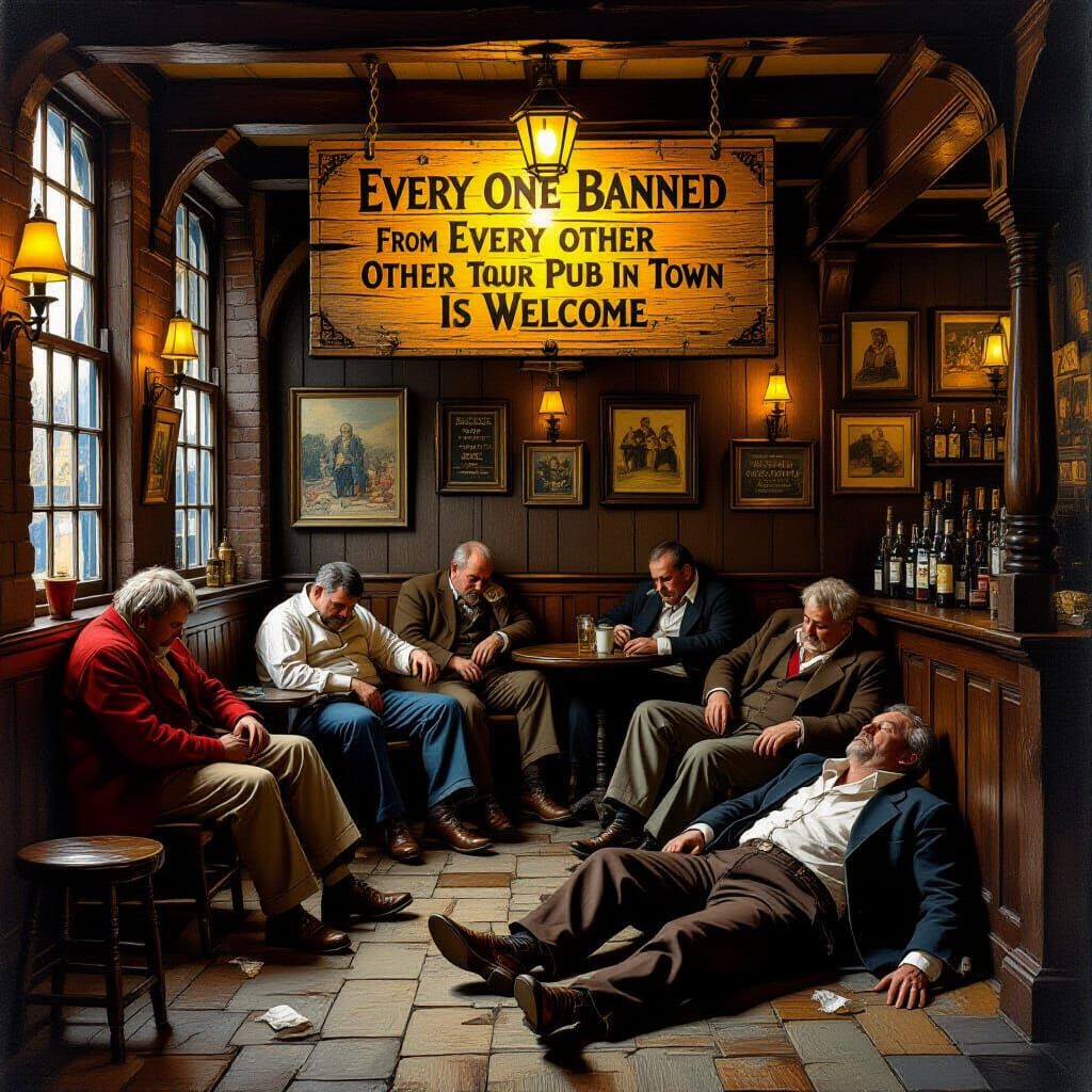 A Welcoming English Pub Scene