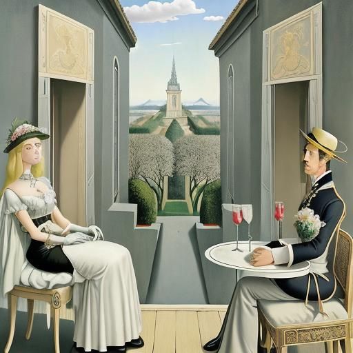 Surrealist Dreamscape Inspired by Masters of Surrealism