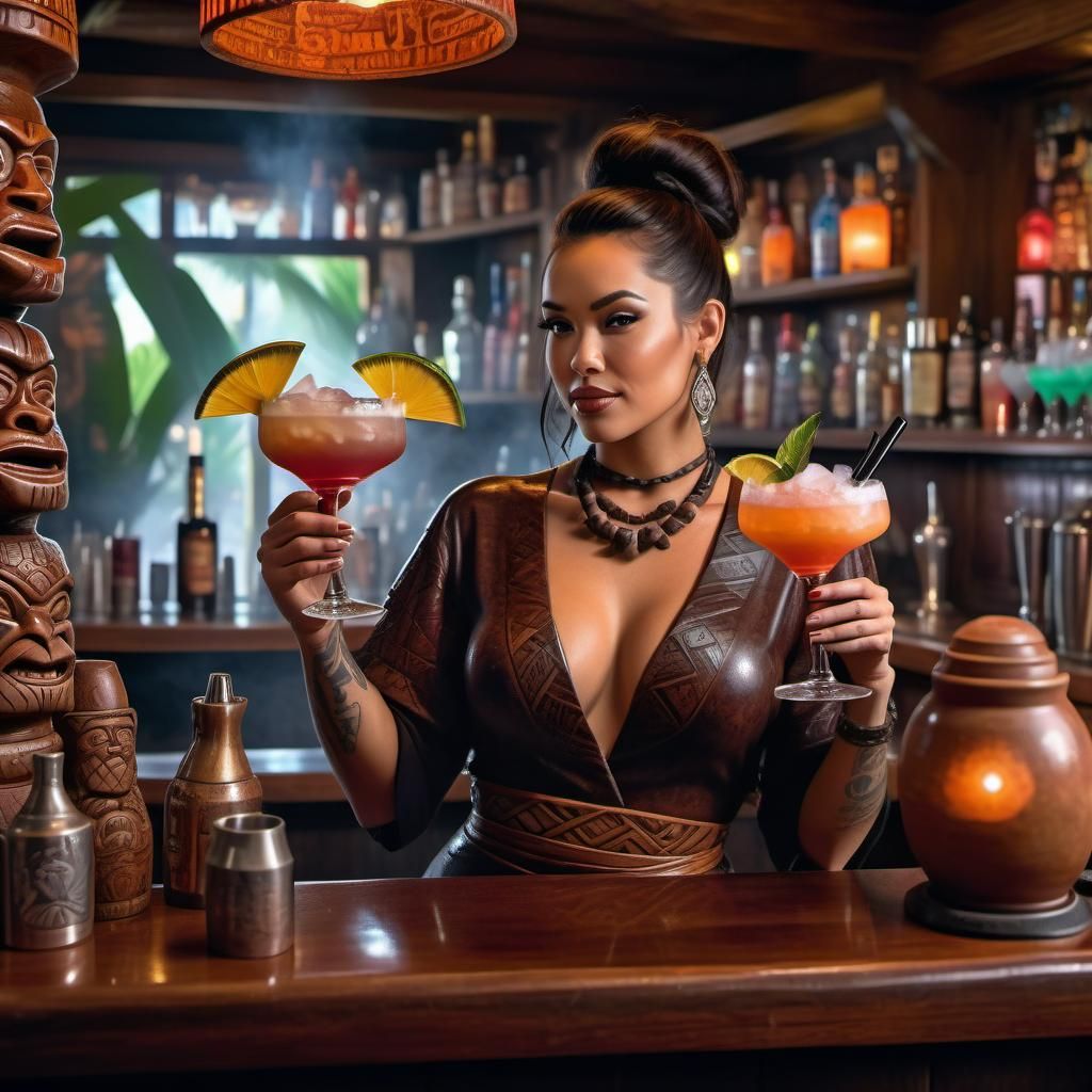 Tiki bartender