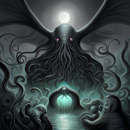 High Gothic Horror Cthulhu God