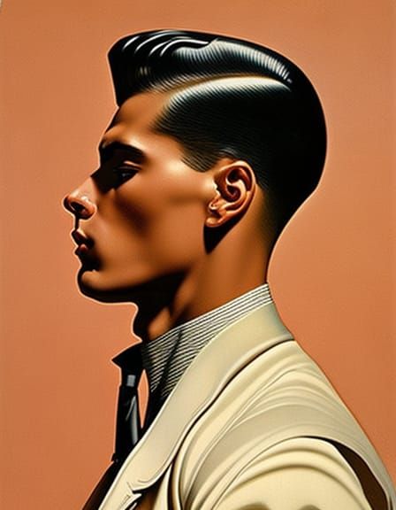 Hyperrealistic, 16k resolution, a man in a dignified pose, i...