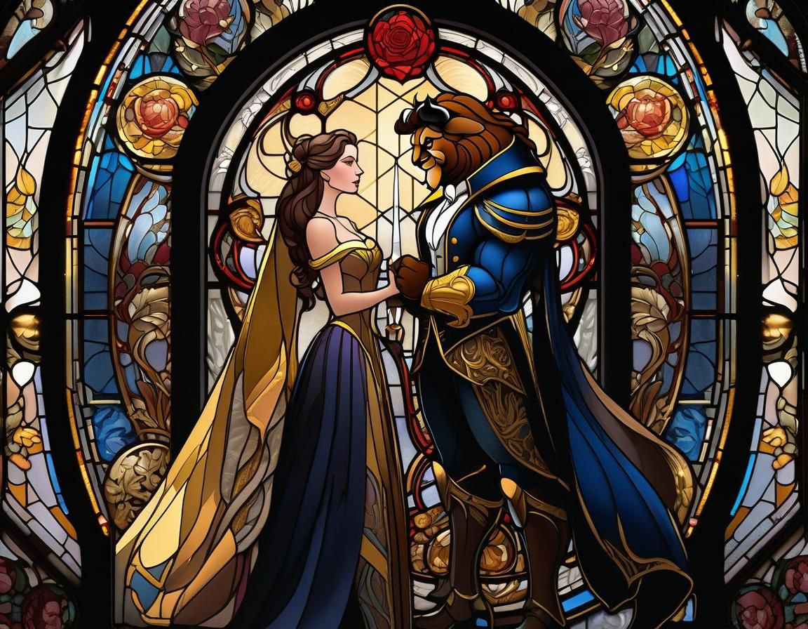 Beauty and the Beast: Stained Glass Warriors