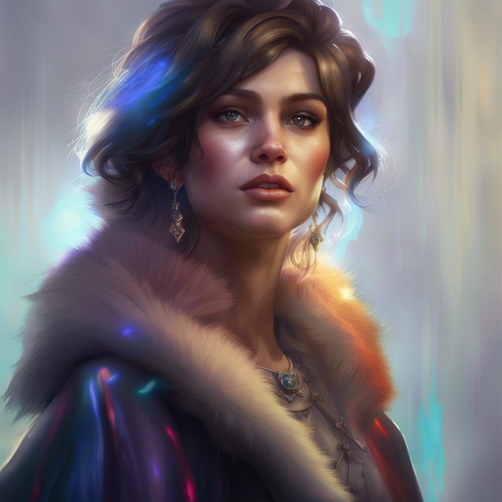 Detailed Portrait of a Fur Coat in Unreal Engine 5