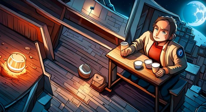 Robot Barista Serves Aliens: Anime-Inspired Intergalactic Co...