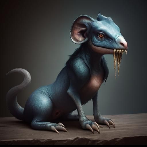 Whimsical Creature in Ultrarealistic Cinematic Style