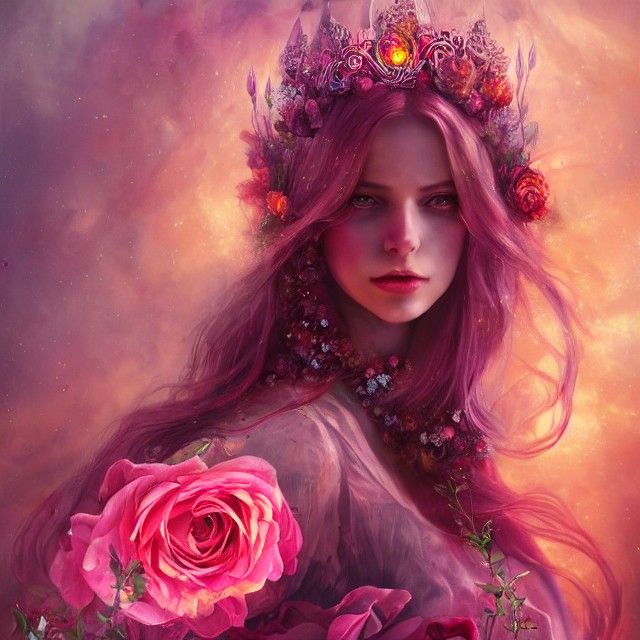 Rose Queen Blood Magic in Cold Ruins