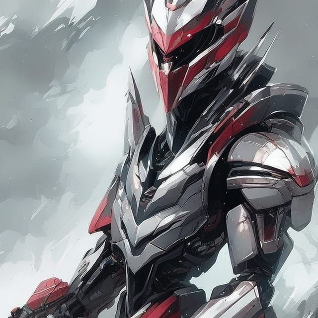 Arcee Head from Transformers in Speedpaint Style