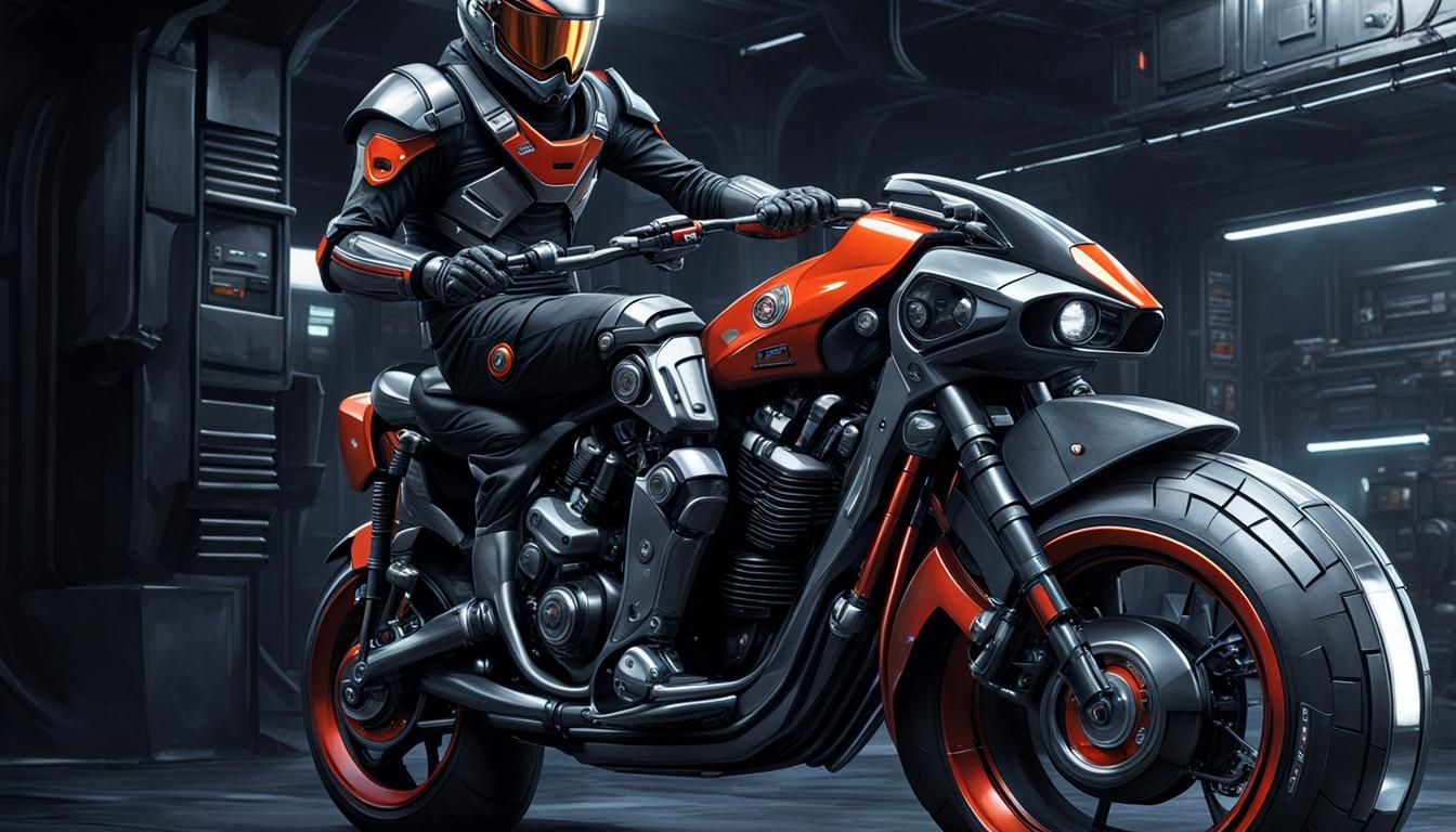 Sci-Fi Motorcycle Concept Art