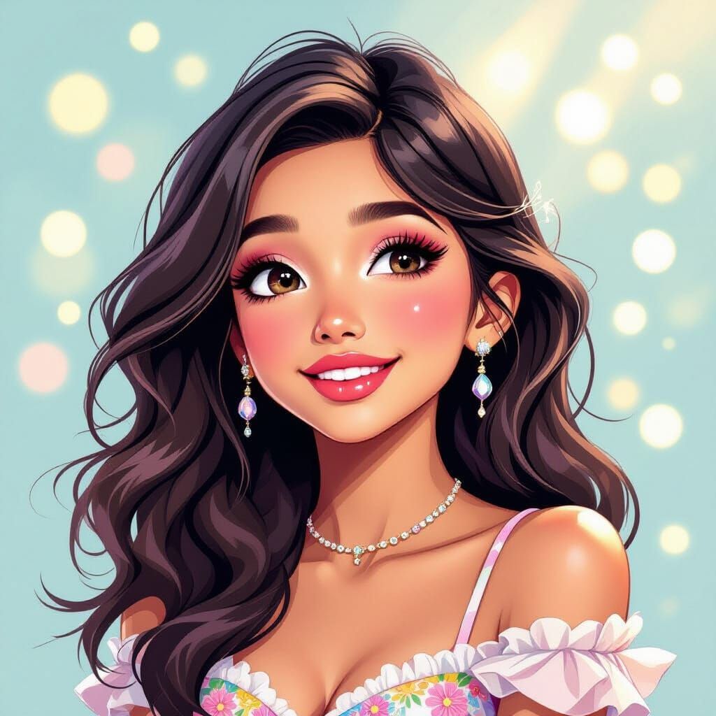 Whimsical Anime Portrait of Suhaas Bandaru