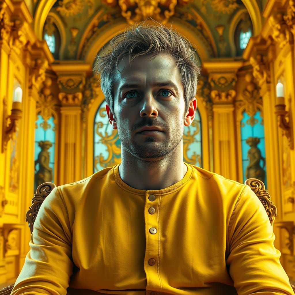 Ethereal Maestro in Vibrant Palace