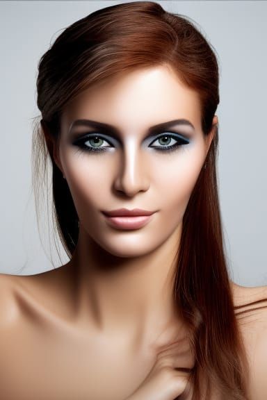 Professional Cosmetics Portrait with Bokeh and Sharp Focus