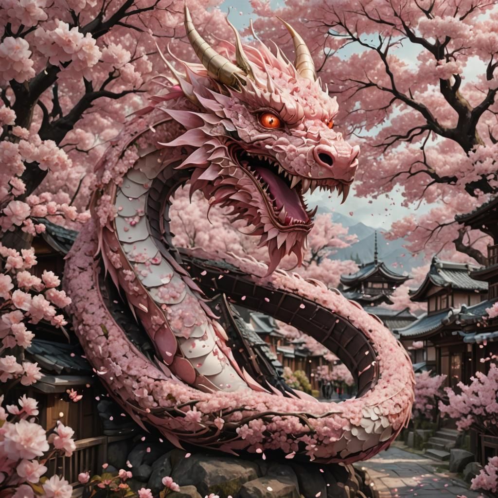 Blossom Guardian: The Cherry Blossom Dragon Awakens