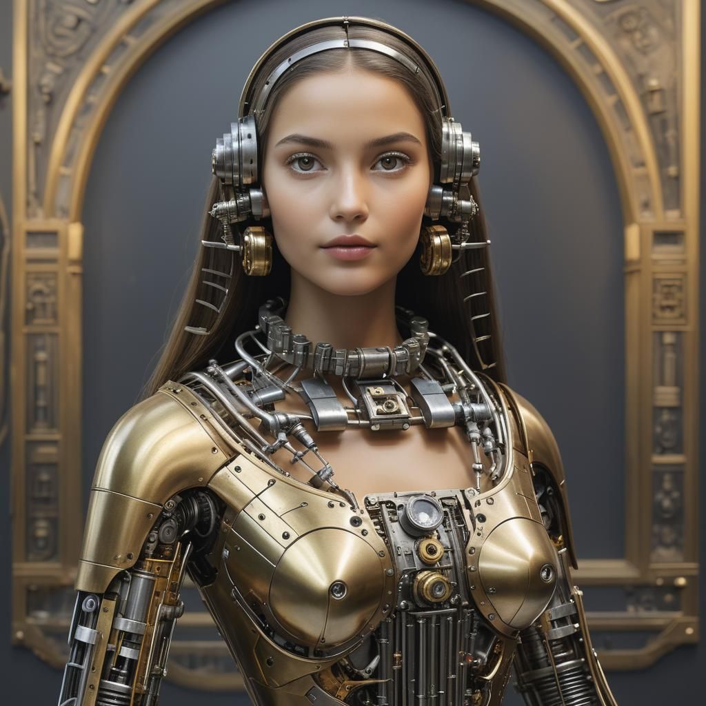 Cyberpunk Mona Lisa: Beauty Meets Technology
