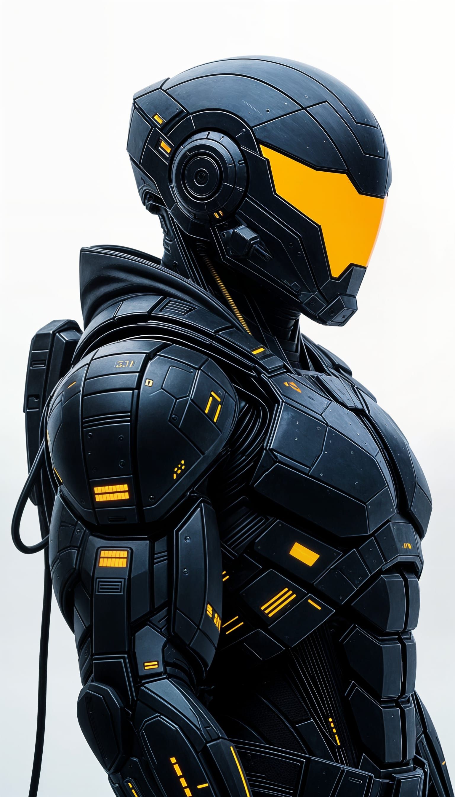 Cybernetically Enhanced Individual in Advanced Suit