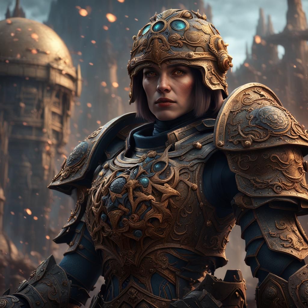 Sister of Battle: Detailed Matte Painting