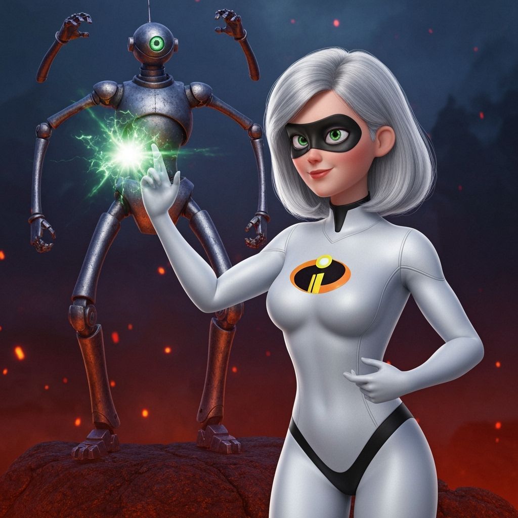 Mirage Defeats Omnidroid in Photorealistic Action Scene