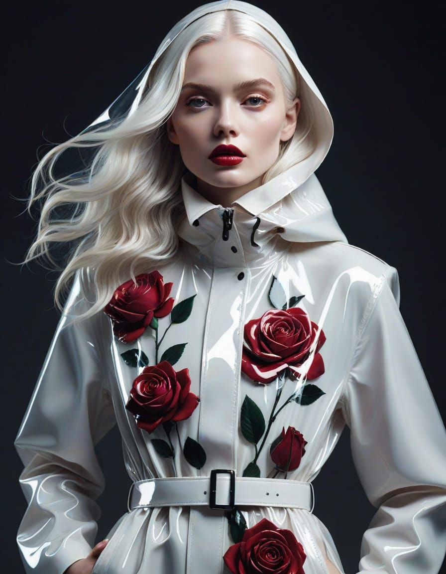 Full-body fashion portrait