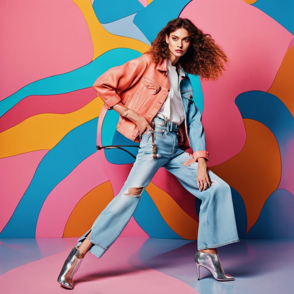 Vibrant Fashion Photography in Pastel Hues