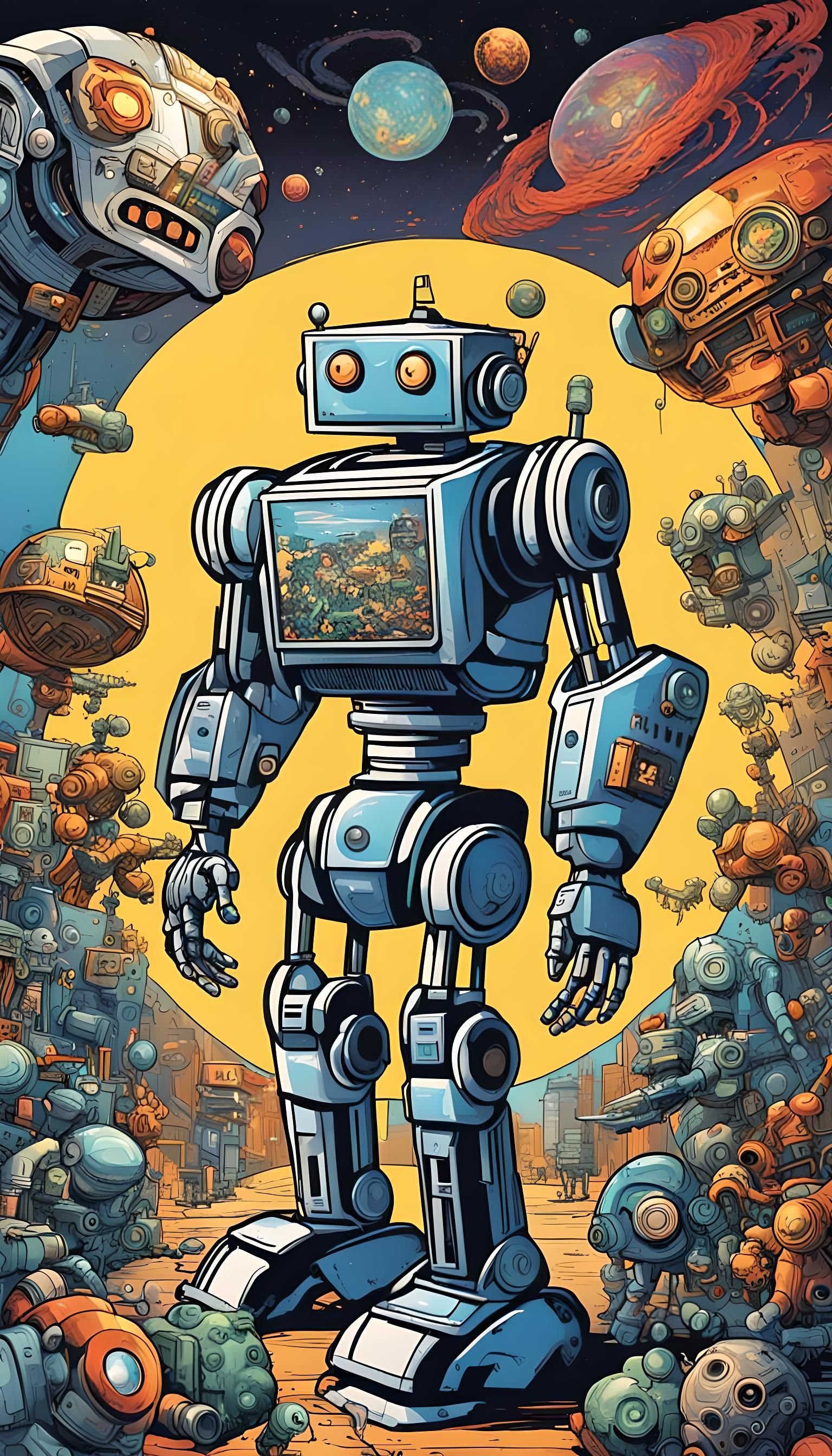 Robot 4 by Wes