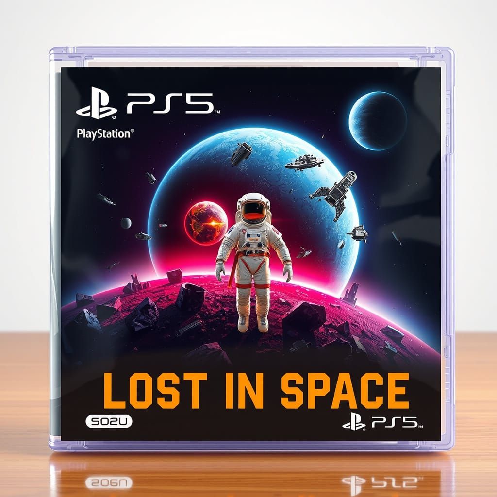 Astronaut and Shattered Planet on PS5 Game Case