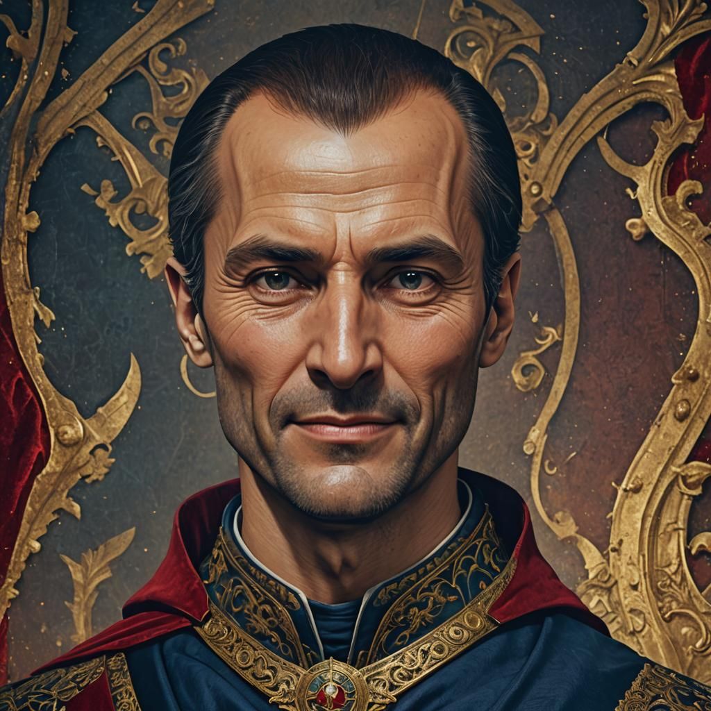 Machiavelli's Insidious Smile: Fantasy Concept Art