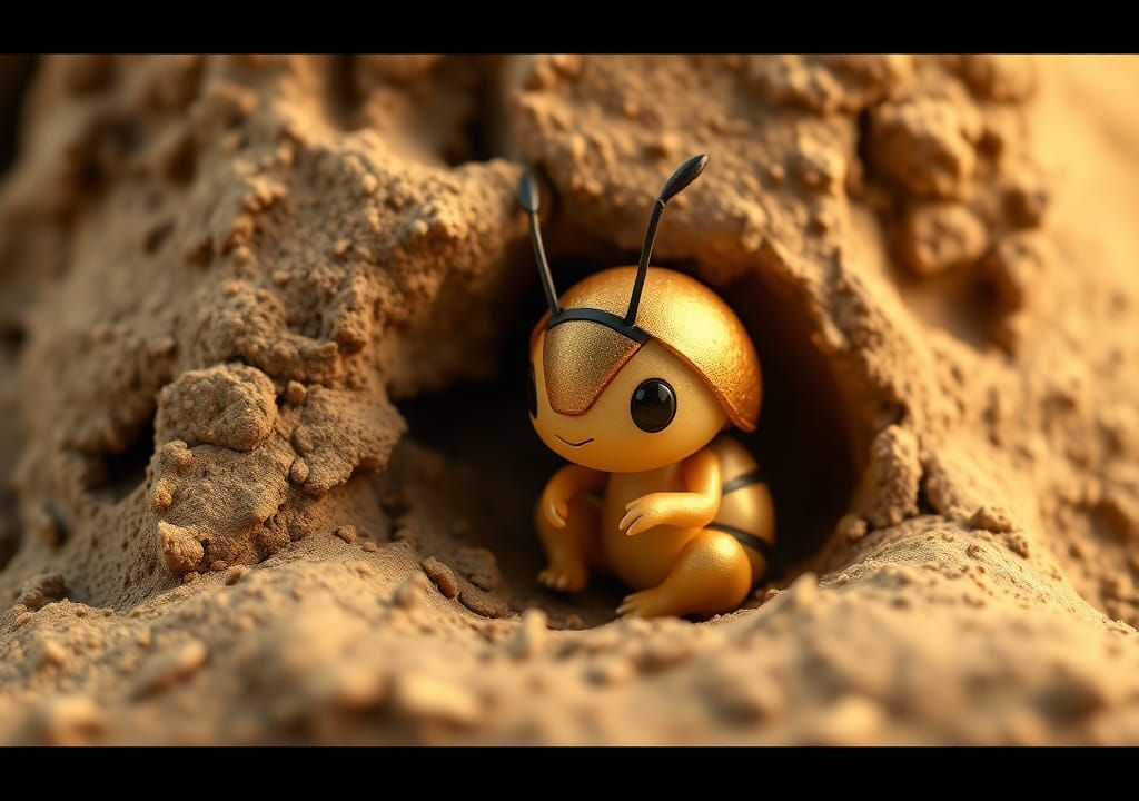 Termite Egg Pokemon in 3D Style