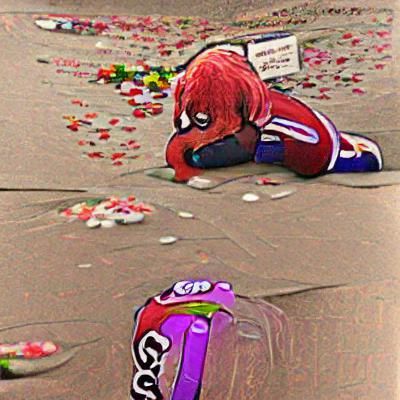 Evoking Sadness: An AI Generated Image