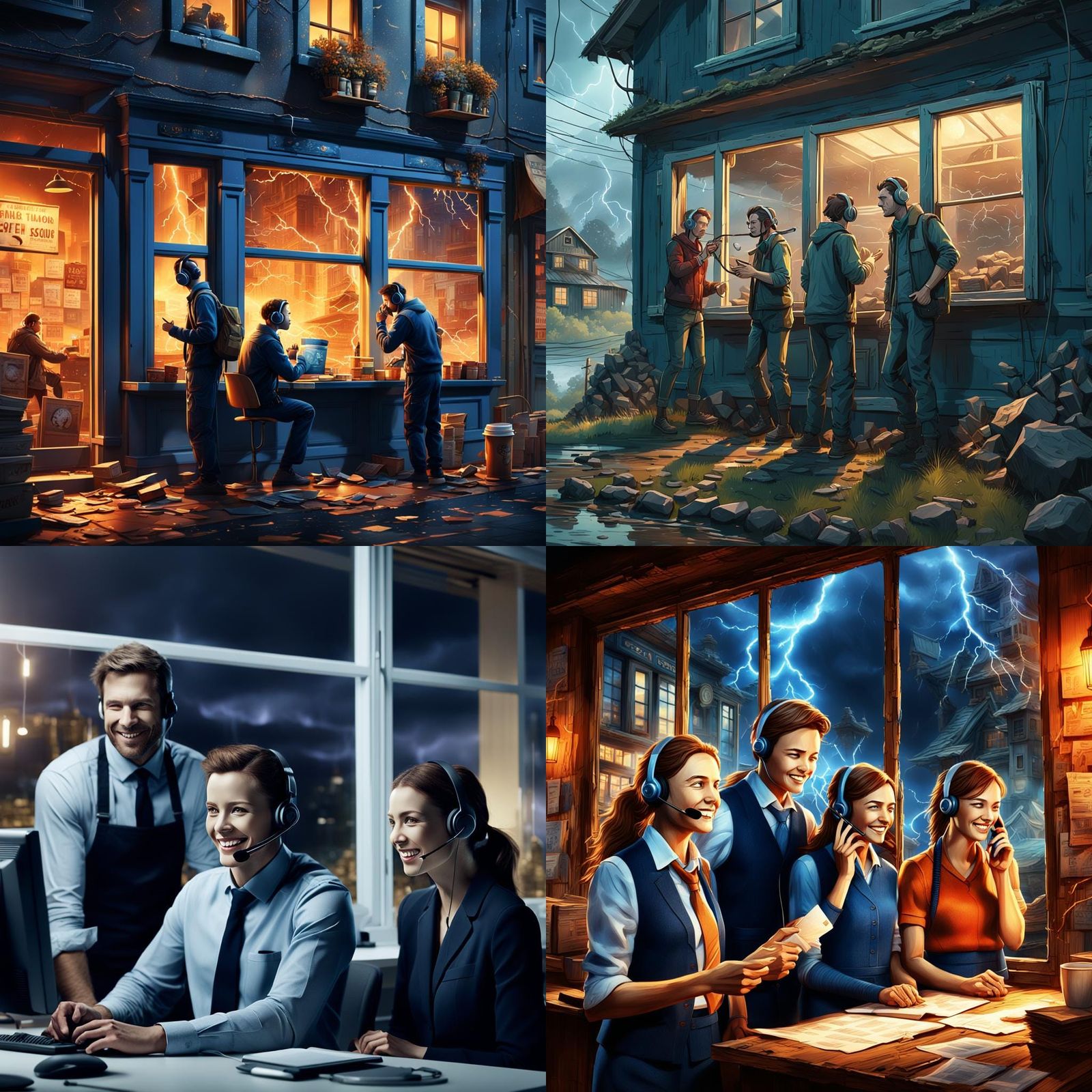 Epic Monday: Farmhouse Lightning in Matte Painting