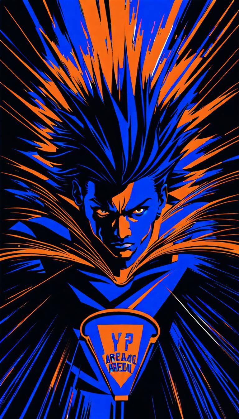 Anime Basketball Player Slam Dunk Digital Painting