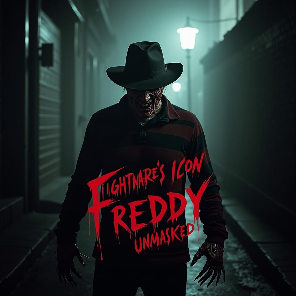 Freddy Krueger Magazine Cover in Unreal Engine 5