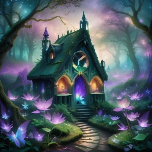 Fairy Witches Brew Magical Potions in Town