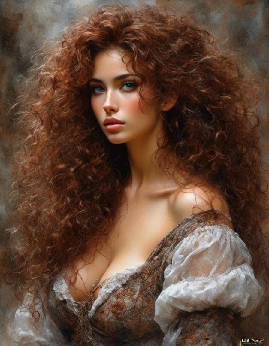 Detailed Painting of Tiffany Taylor by Jose Royo